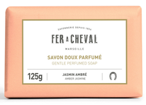 Jemné parfémované mýdlo - jasmín a ambra 125 g Fer á Cheval